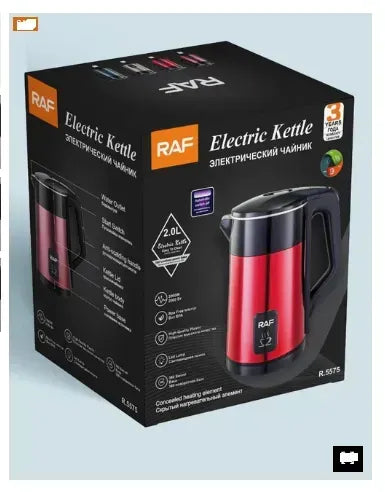 2.0L Thermos-Style Electric Kettle for Home and Office