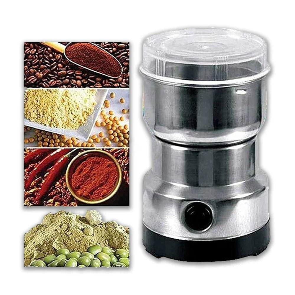 Nima Stainless Steel Mini Electric Spice Masala Grinder โ Compact & Powerful