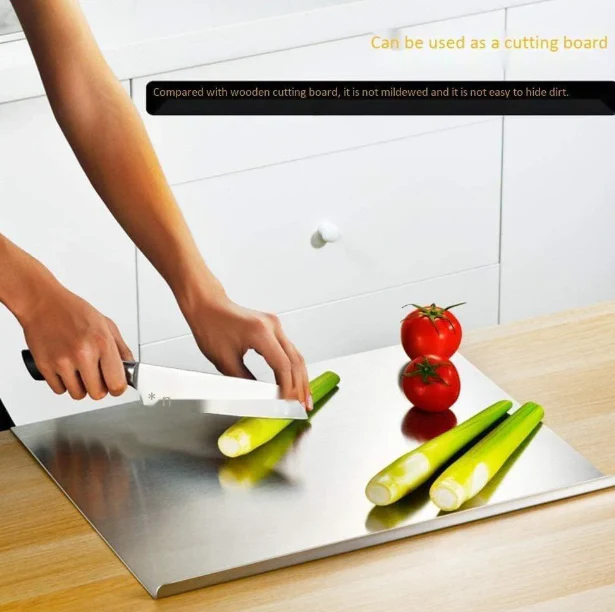 Stainless Steel Cutting Board – Durable, Anti-Bacterial & Multi-Use