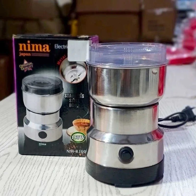 Nima Stainless Steel Mini Electric Spice Masala Grinder – Compact & Powerful