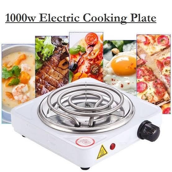 Portable 1000W Electric Hot Plate – Compact Stove for Fast Cooking
