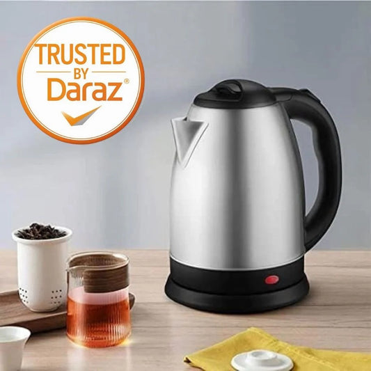 1500W Stainless Steel Electric Kettle | 2.0 Liter Fast-Boil Water Boiler for Tea & Coffee